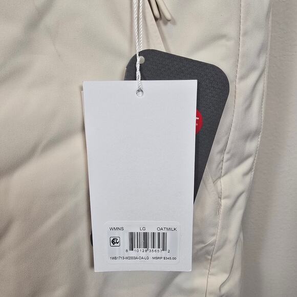 Halfdays Carson Bib Size L Snow Ski Pants Oat Milk Snowboard - Picture 3 of 12